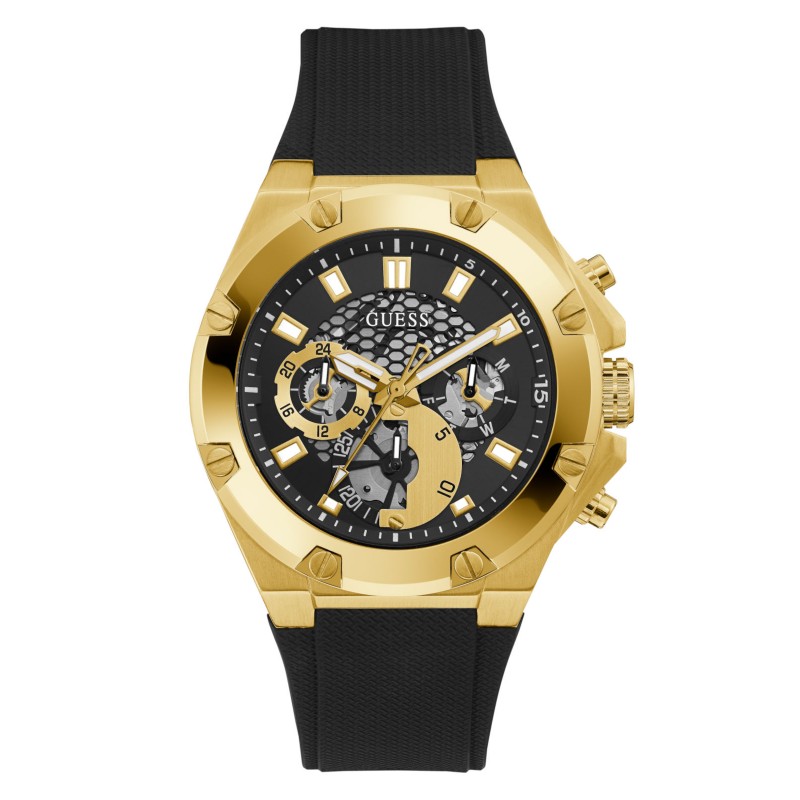 GUESS THIRD GEAR GW0334G2 Ανδρικό Ρολόι Quartz Multifunction Ακριβείας